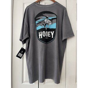 Hooey Men’s Graphic Shirt 2XL NWT Buckin’ Horse Bronc Western Tshirt Cowboy Gray